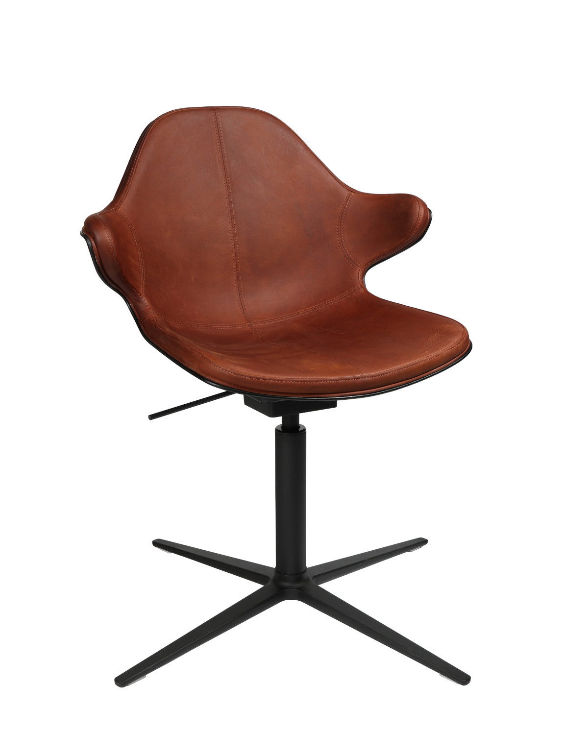 Design-Sessel Wagner W-Loft, stabiles 4-Fuß-Gestell, höhenverstellbar, ideal für Büro, Lounge und Besprechungsräume