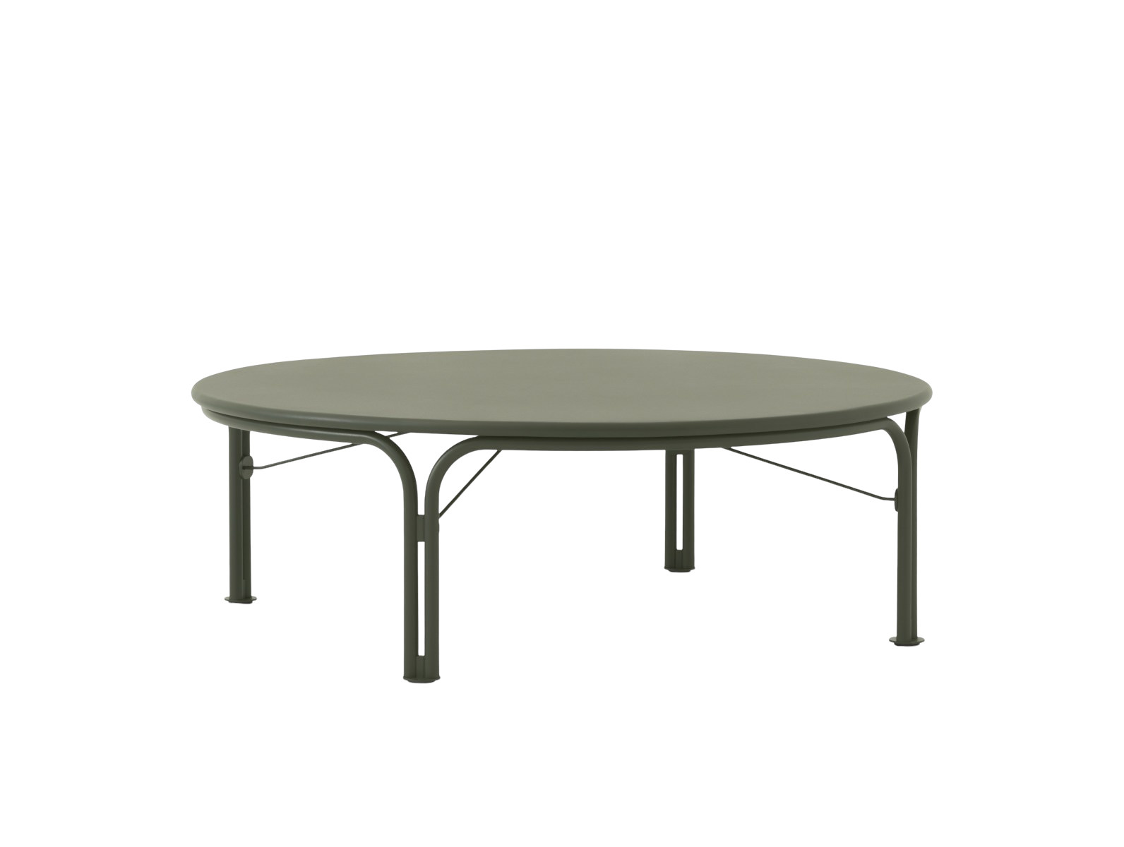 &Tradition Thorvald SC109 Couchtisch aus pulverbeschichtetem Stahl, bronze green, modernes Design