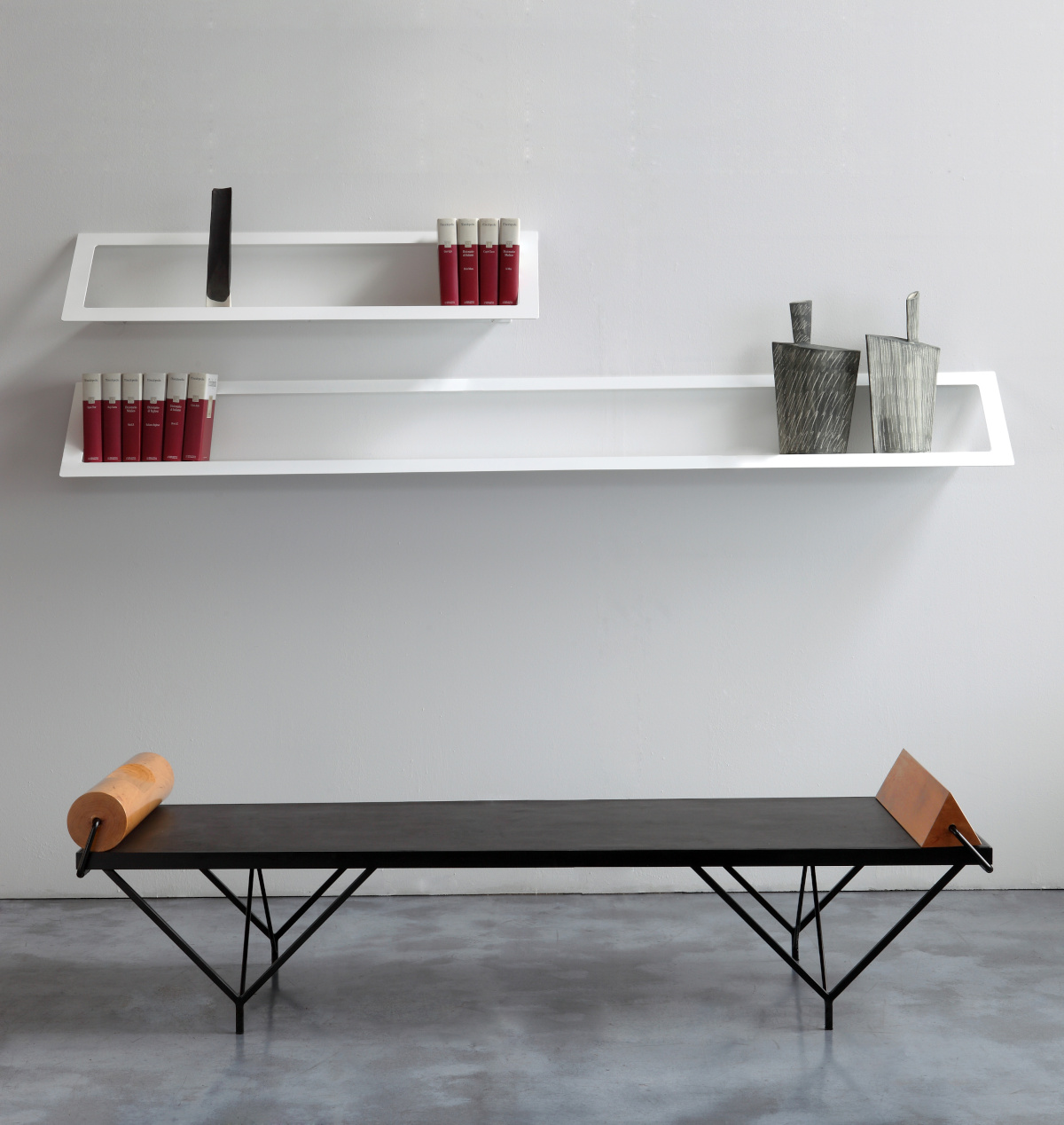 Air Shelf Wandregal, 120 x 26 cm, weiß