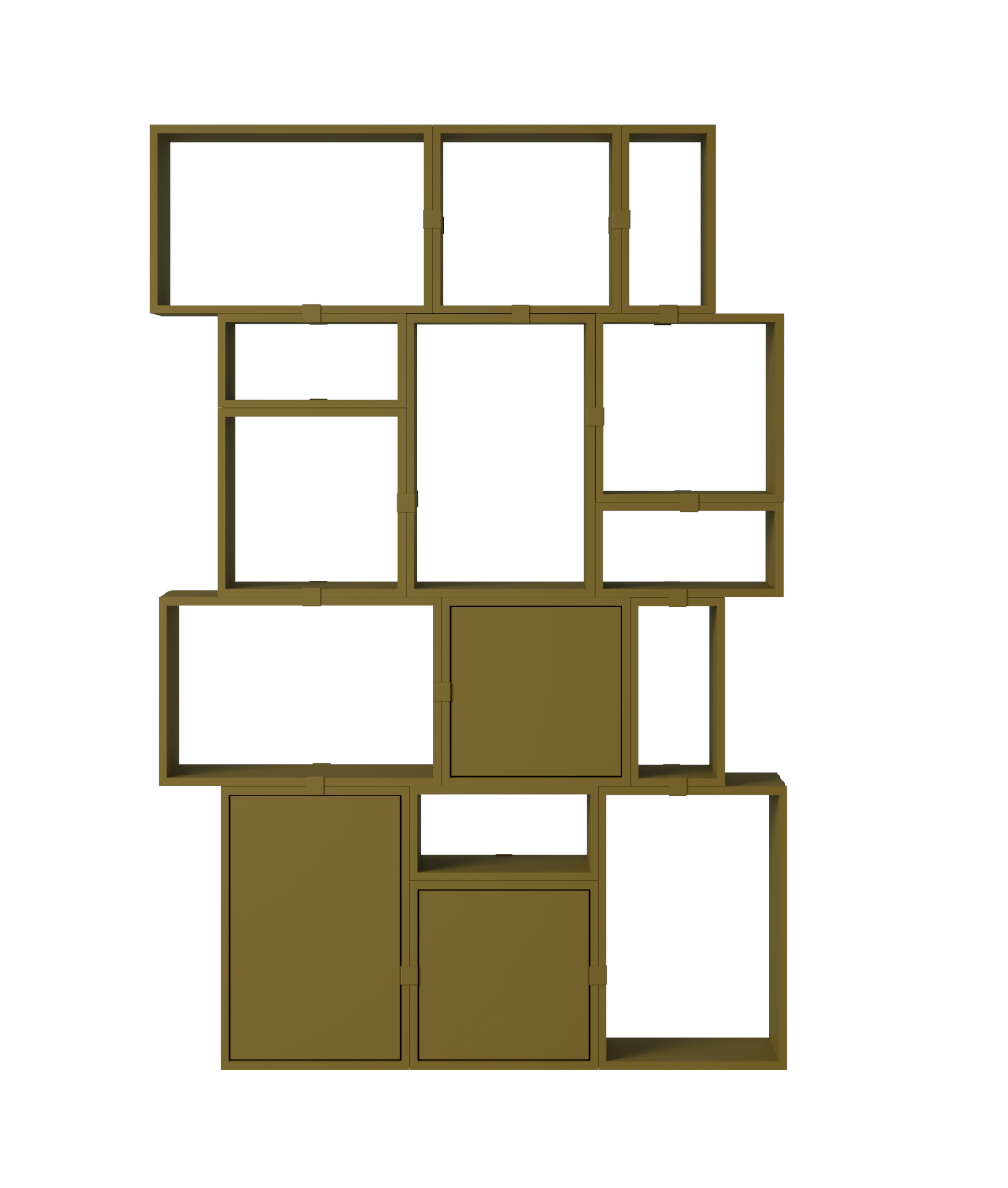 Stacked Storage Bookcase - Configuration 2
