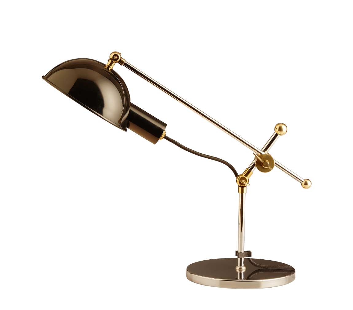 SF 27 Schreibtischleuchte, gelenke messing