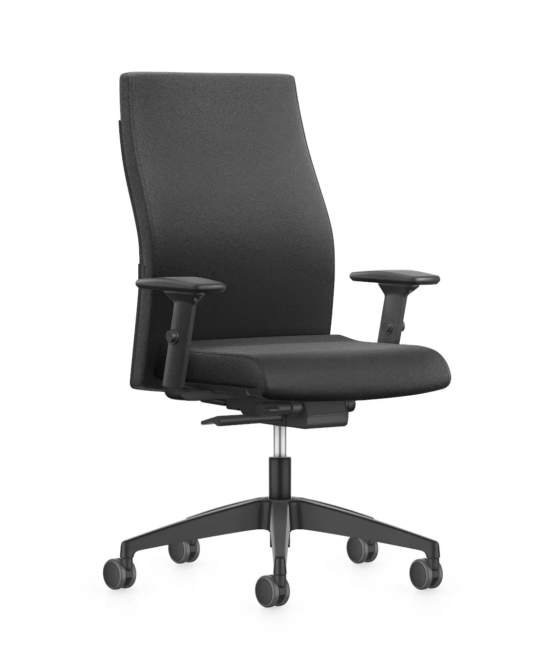 Interstuhl 139RS Bürostuhl in Schwarz mit Armlehnen