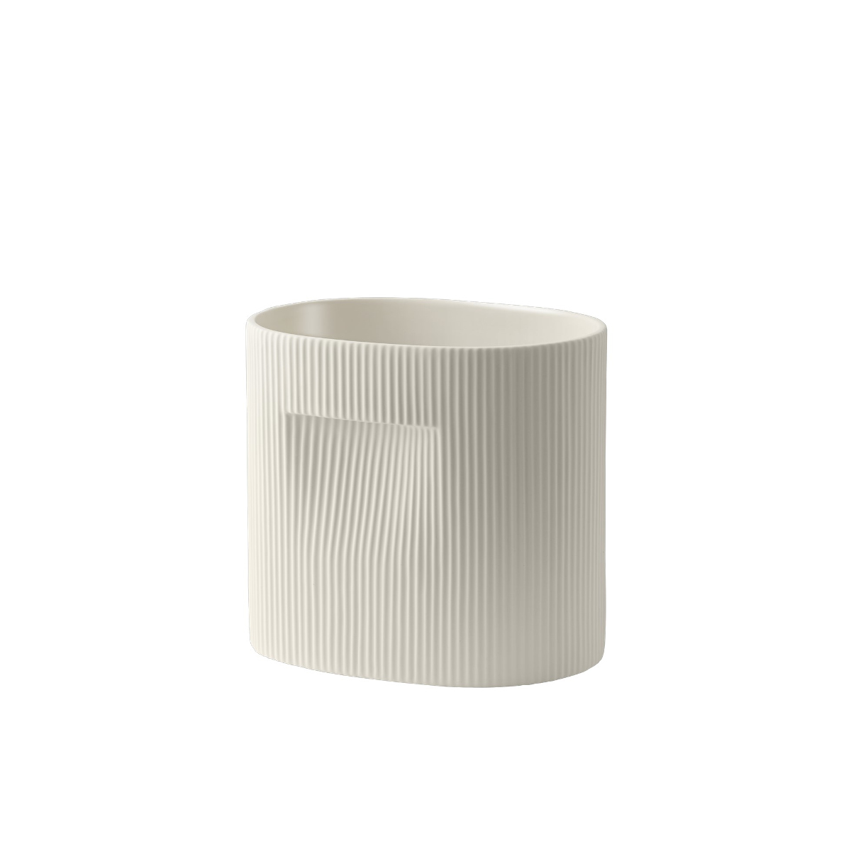 Ridge Pflanzentopf, höhe 24 cm, off white Ridge Pflanzentopf, höhe 24 cm, off white