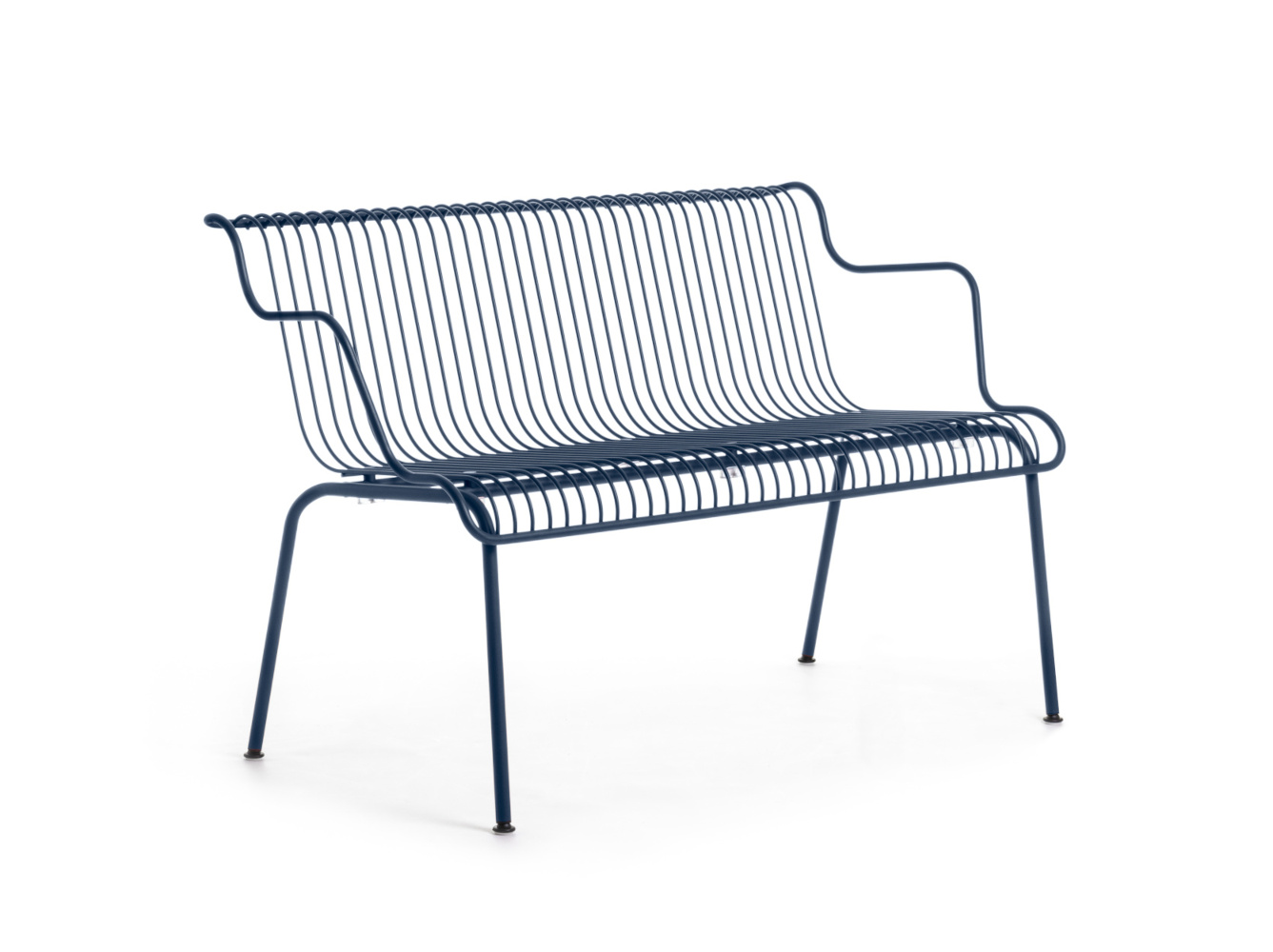 Magis South Bank, 77 cm, night blue, Outdoor-Bank, modernes Design, wetterfest, langlebig, italienisches Design