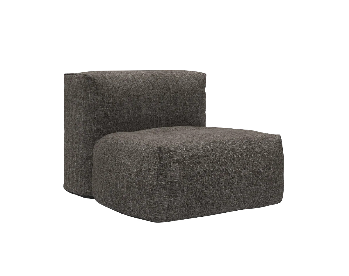 Soft Sofa Mittelelement, kirra noir