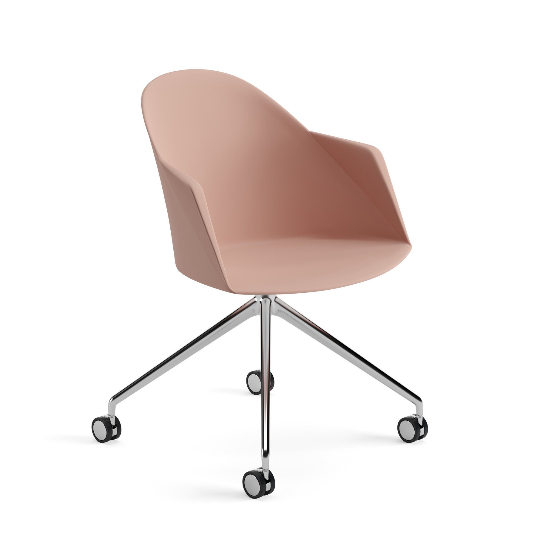 Cila Armsessel, kunststoff, aluminium / terrakotta #2232