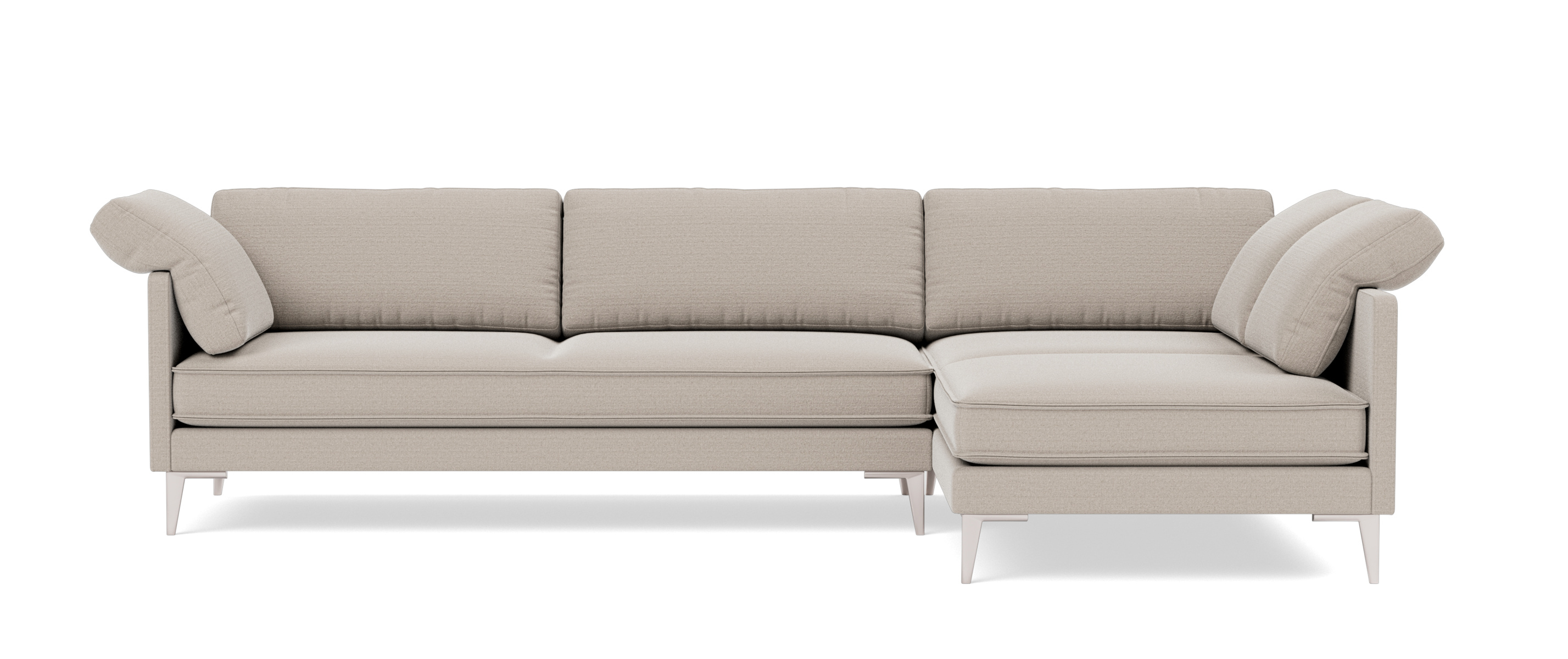 EJ295 Chaise Sofa, rechts, chrom / erik, 3790 Linen