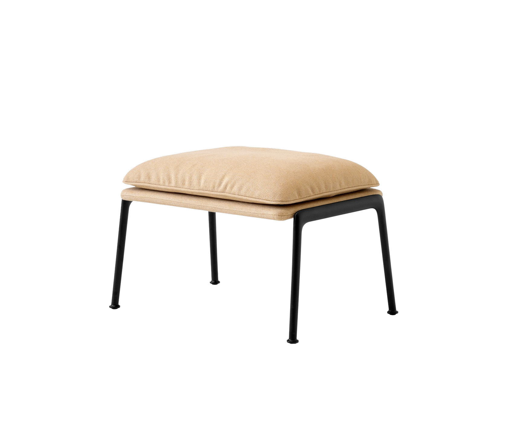 Muno LN20 Fußhocker, schwarz / clay 0007