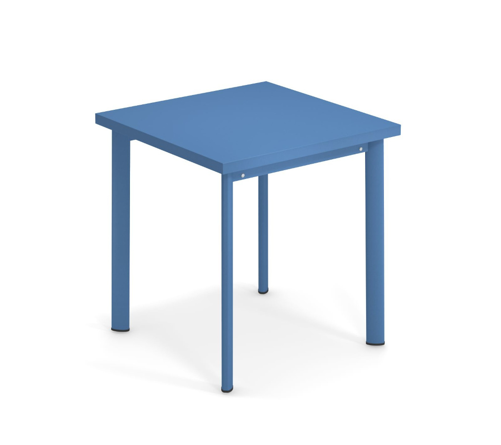 Star Tisch, 70 x 70 cm, marineblau