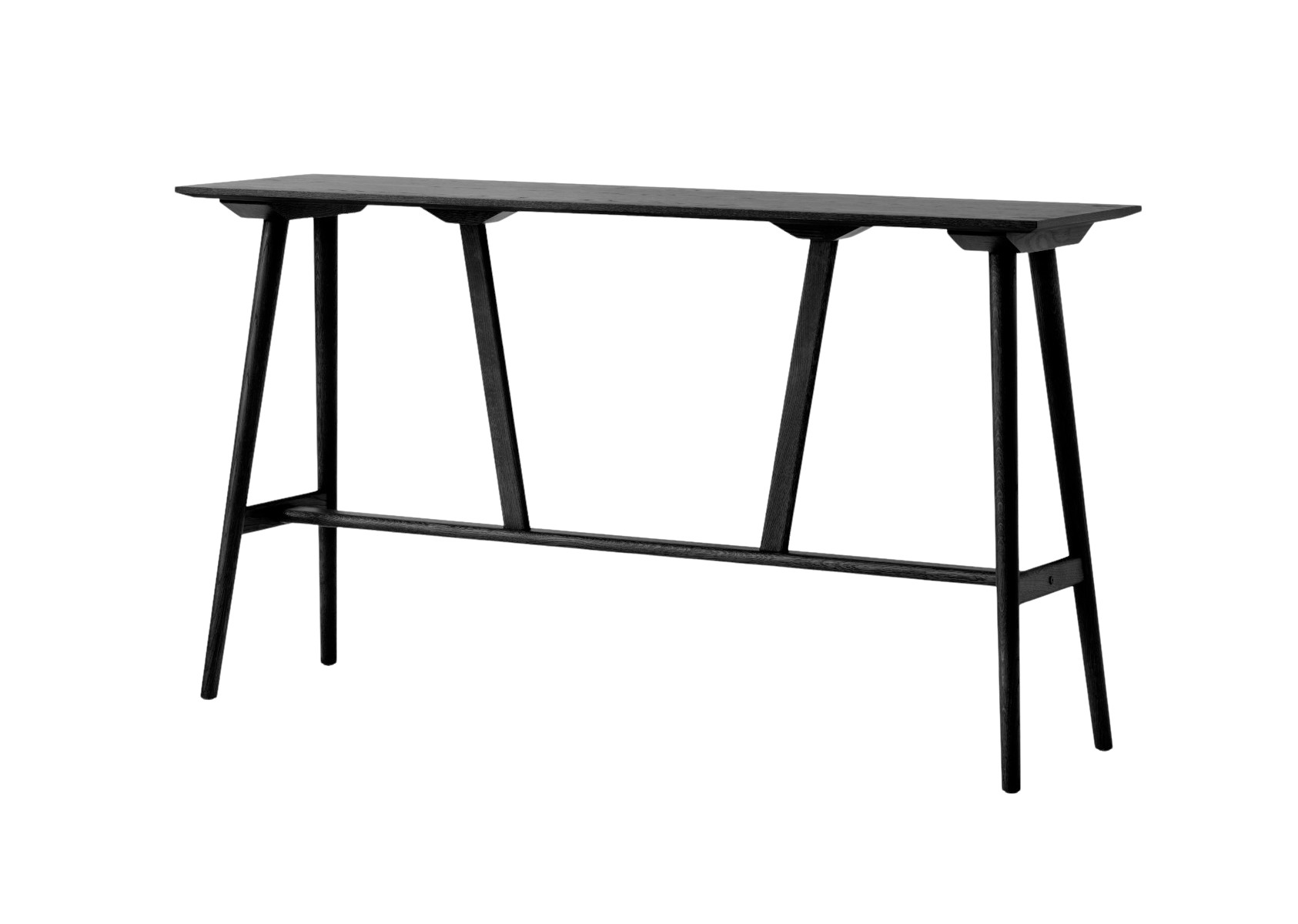 In Between SK27 Stehtisch, höhe 105 cm, eiche schwarz lackiert