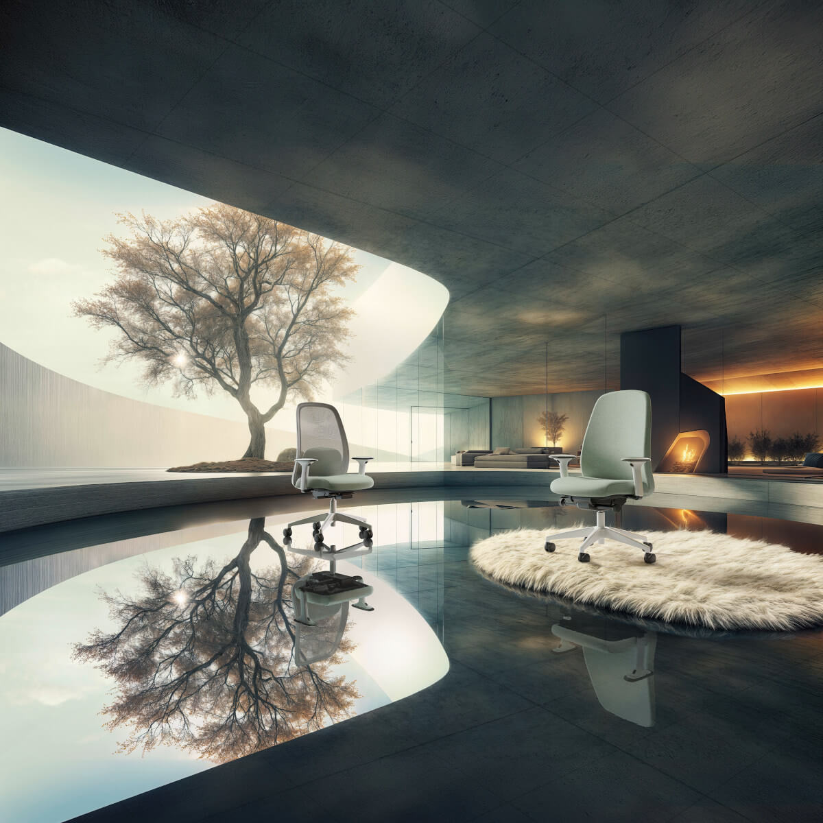 Moderner Interstuhl HEJis3 Drehstuhl mit Synchronmechanik für aktives und komfortables Arbeiten.