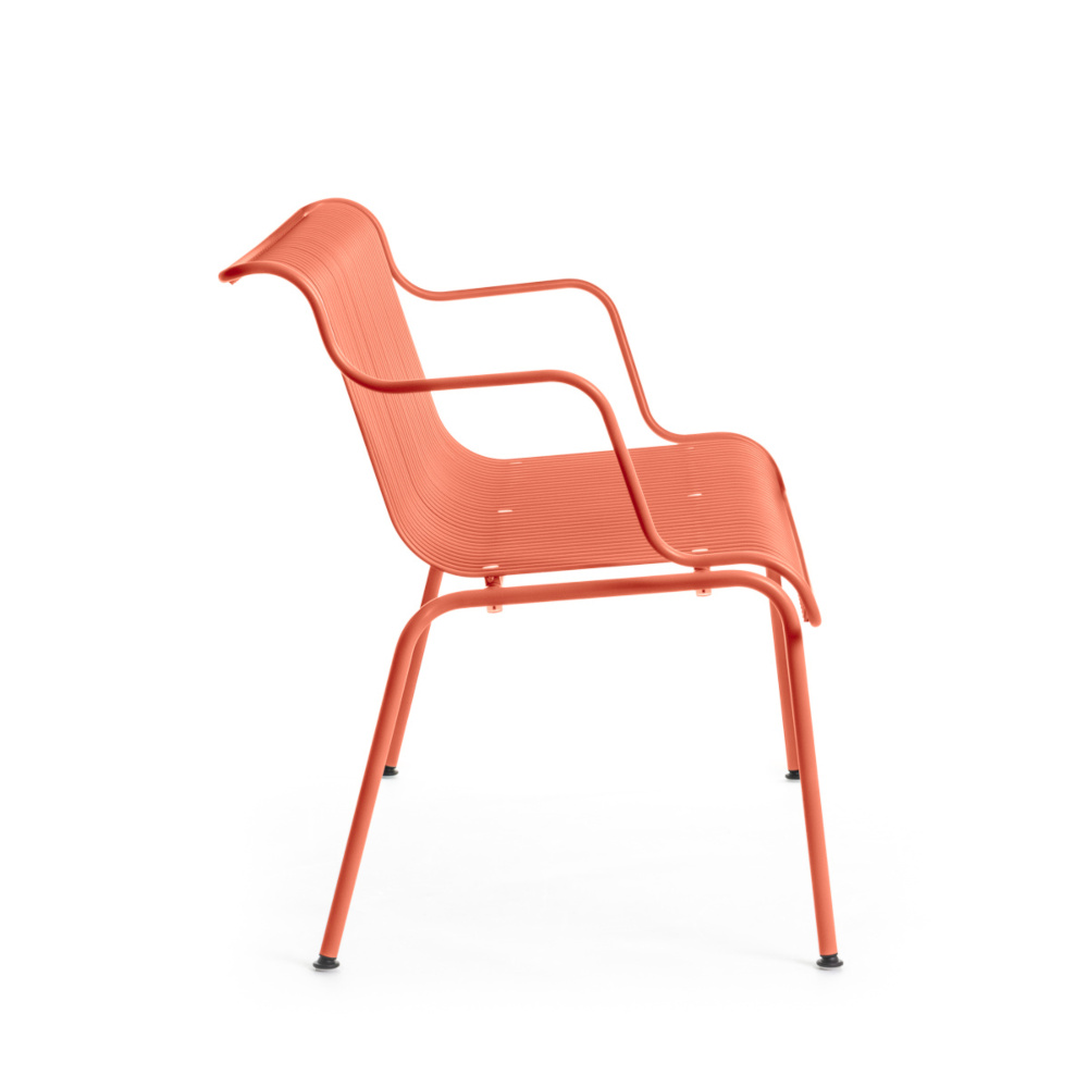 Magis South Bank, 77 cm, orange, Outdoor-Möbel, Design-Bank, robust, komfortabel, langlebig