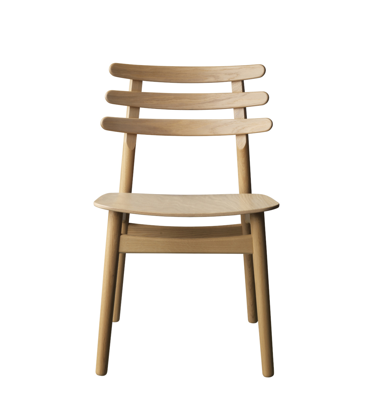 FDB Møbler J48 Stuhl, nordischer Design-Stuhl, ergonomisch, Eiche natur, langlebig, nachhaltig