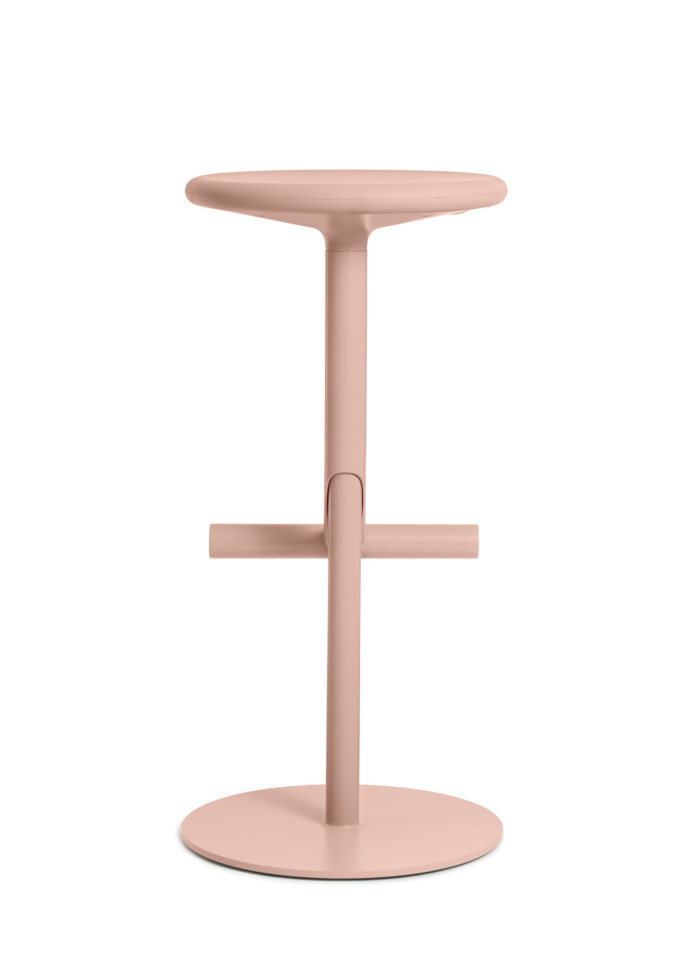 Magis Tibu Barhocker pink, italienisches Design, ergonomisch, stabil, komfortabel, stylischer Barstuhl