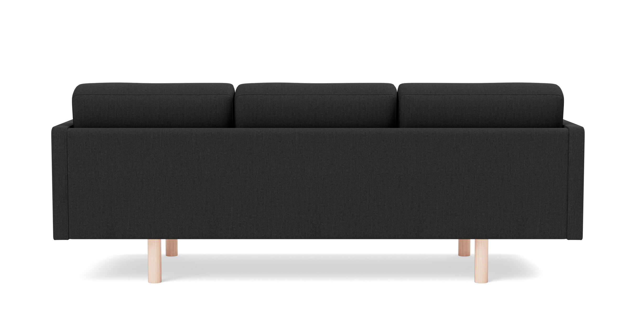 EJ220 Sofa 3-Sitzer, eiche geseift / re-wool 198