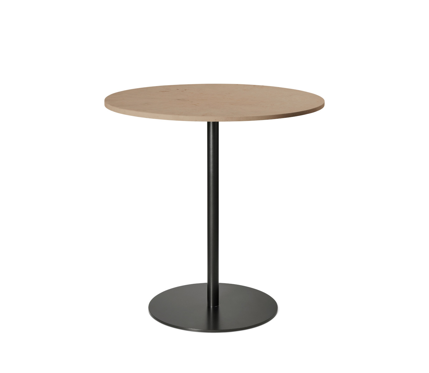 Mater Cafe Tisch, Ø 70 cm, coffee waste black