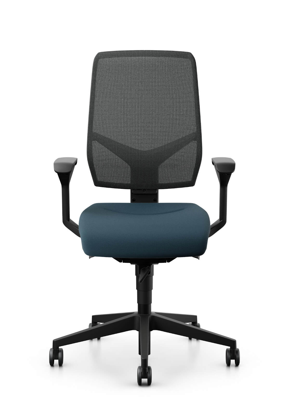 Ergonomischer Giroflex 68-3519 Bürostuhl mit Netzrücken, höhenverstellbar, komfortabler Drehstuhl fürs Büro