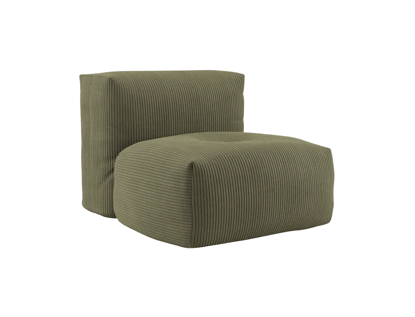 Soft Sofa Mittelelement, corduroy olive