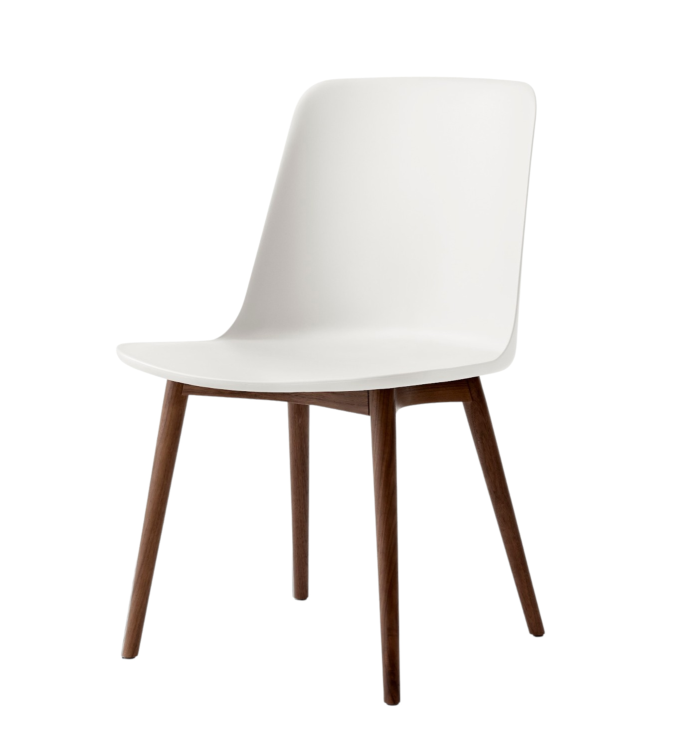Rely HW71 Stuhl, walnuss / weiß