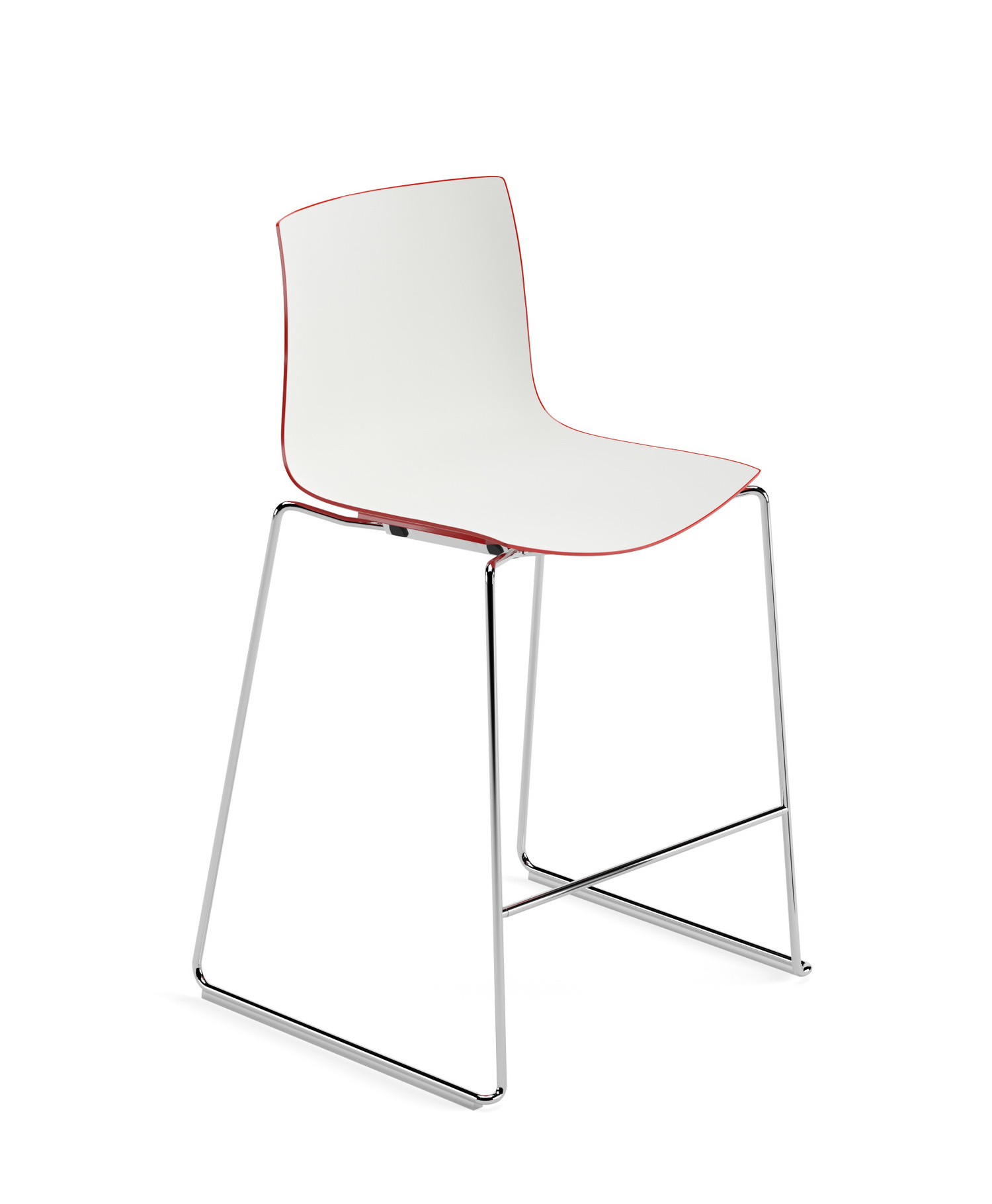 Catifa 46 Barhocker, höhe 64 cm, zweifarbig, chrom #0474 Catifa 46 Barhocker, höhe 64 cm, zweifarbig, chrom #0474