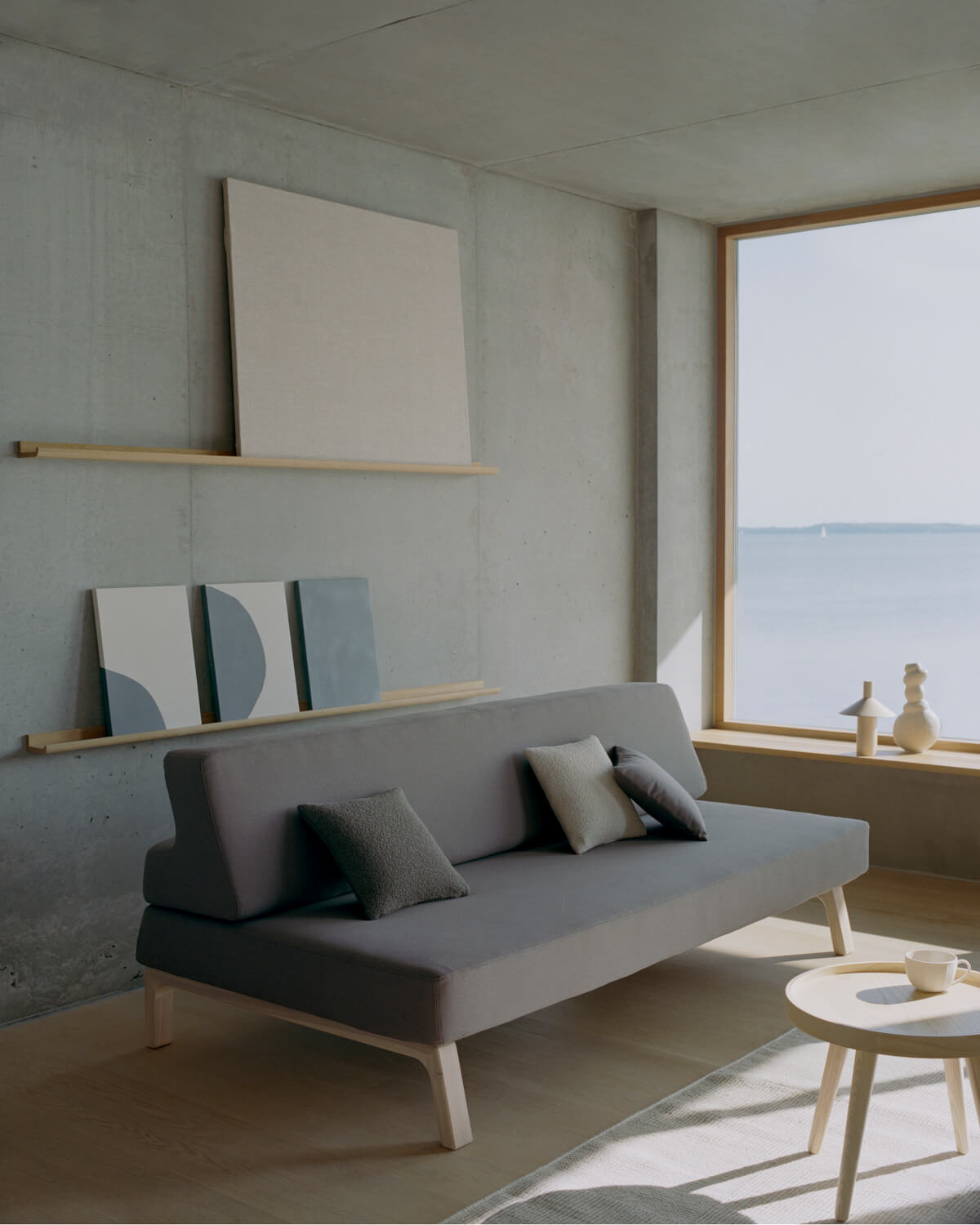 Softline Lazy Sofa im skandinavischen Design, wandelbares Sofa mit Liegefunktion, zeitlos, komfortabel und hochwertig verarbeitet