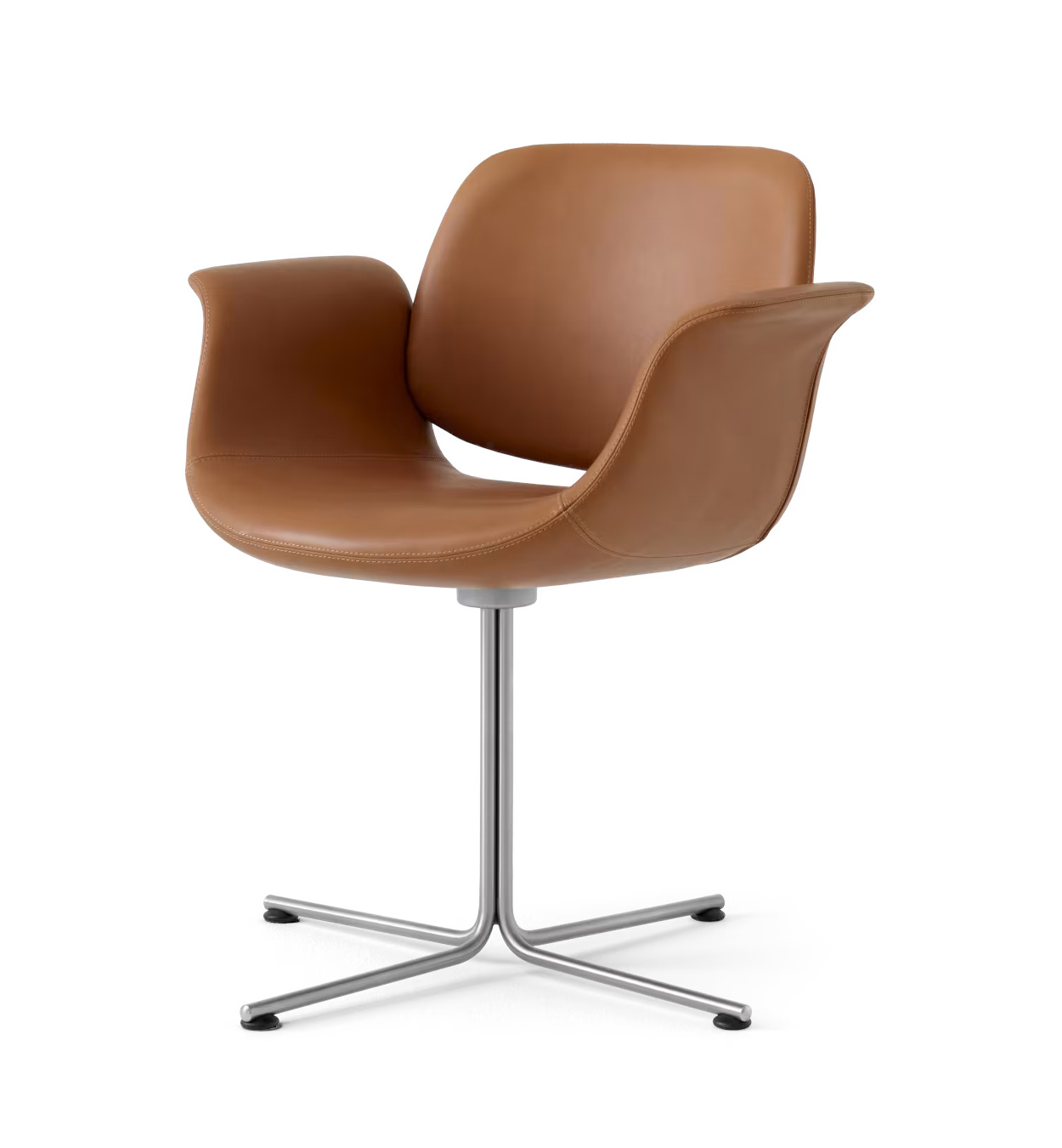 Flamingo Chair, leder max 98 schwarz