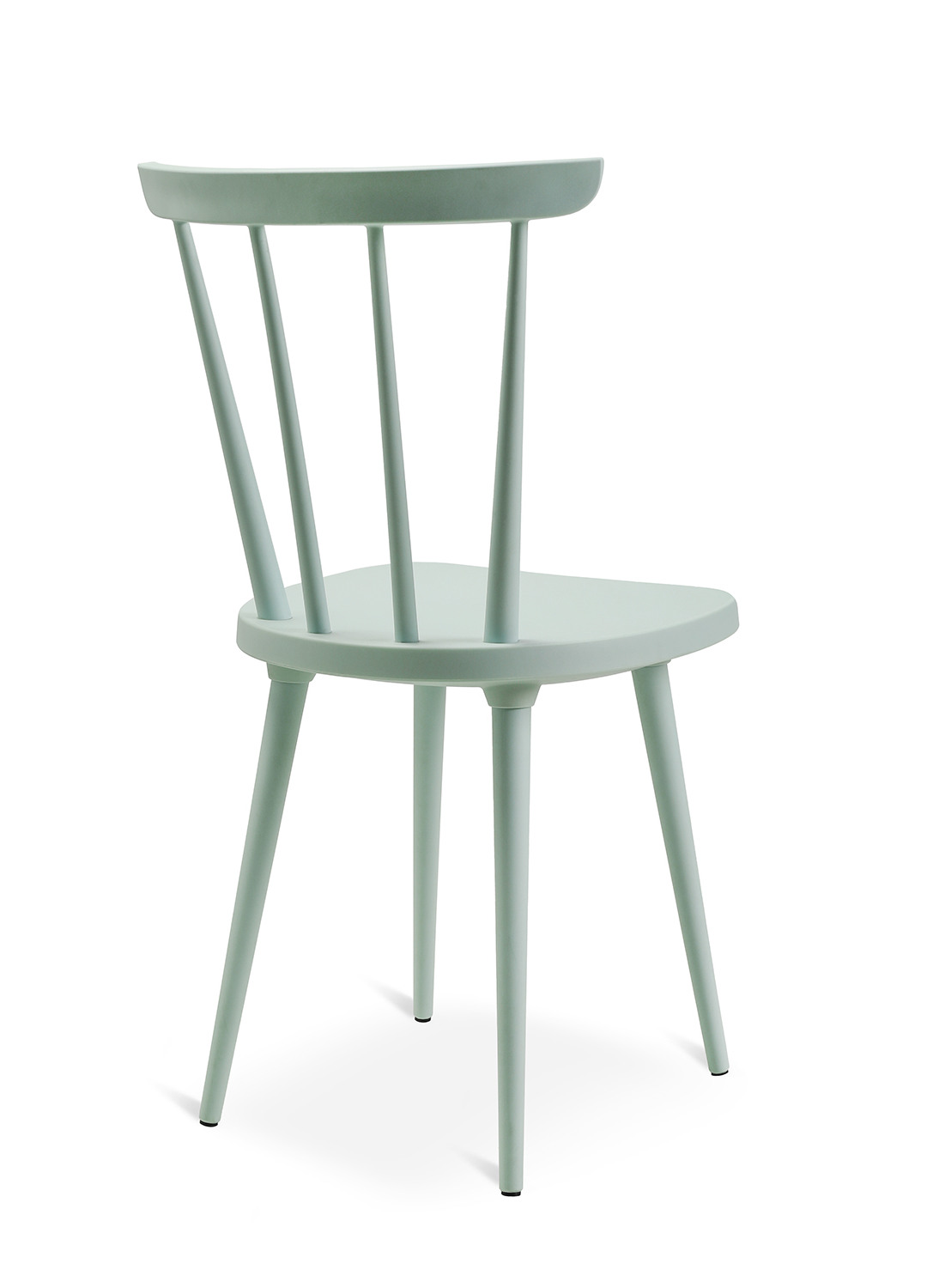 Wagner Chairity W-1960 Stuhl mintfarben, zeitloser Designstuhl aus robustem Kunststoff