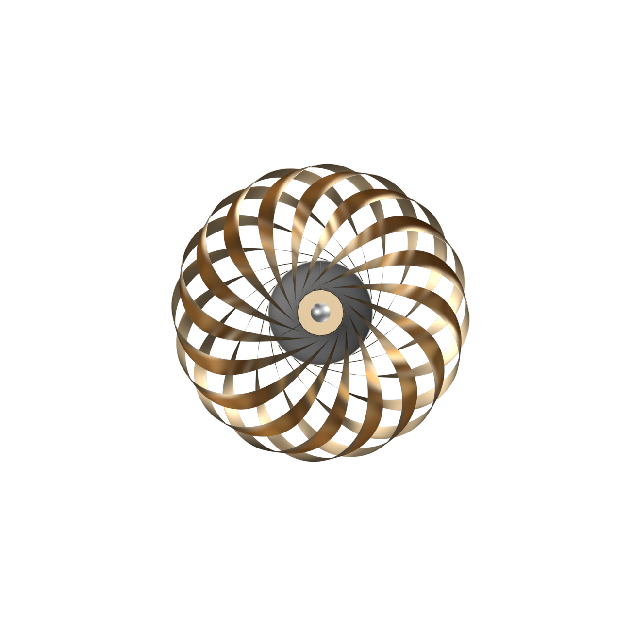 TR5 Wandleuchte, Ø 40 cm, gold TR5 Wandleuchte, Ø 40 cm, gold