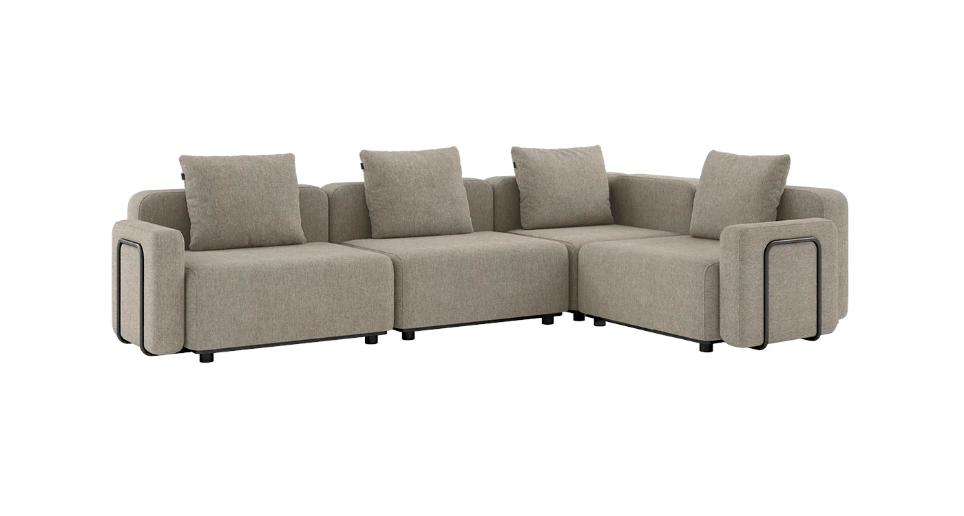 Cobana Ecksofa 4-Sitzer mit Armlehne