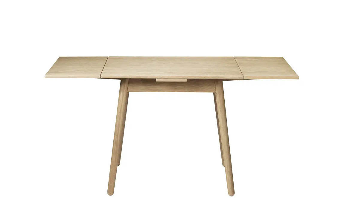 FDB Møbler C35AH Tisch, ausziehbar, Eiche natur, nordischer Stil, nachhaltig, robust, funktional