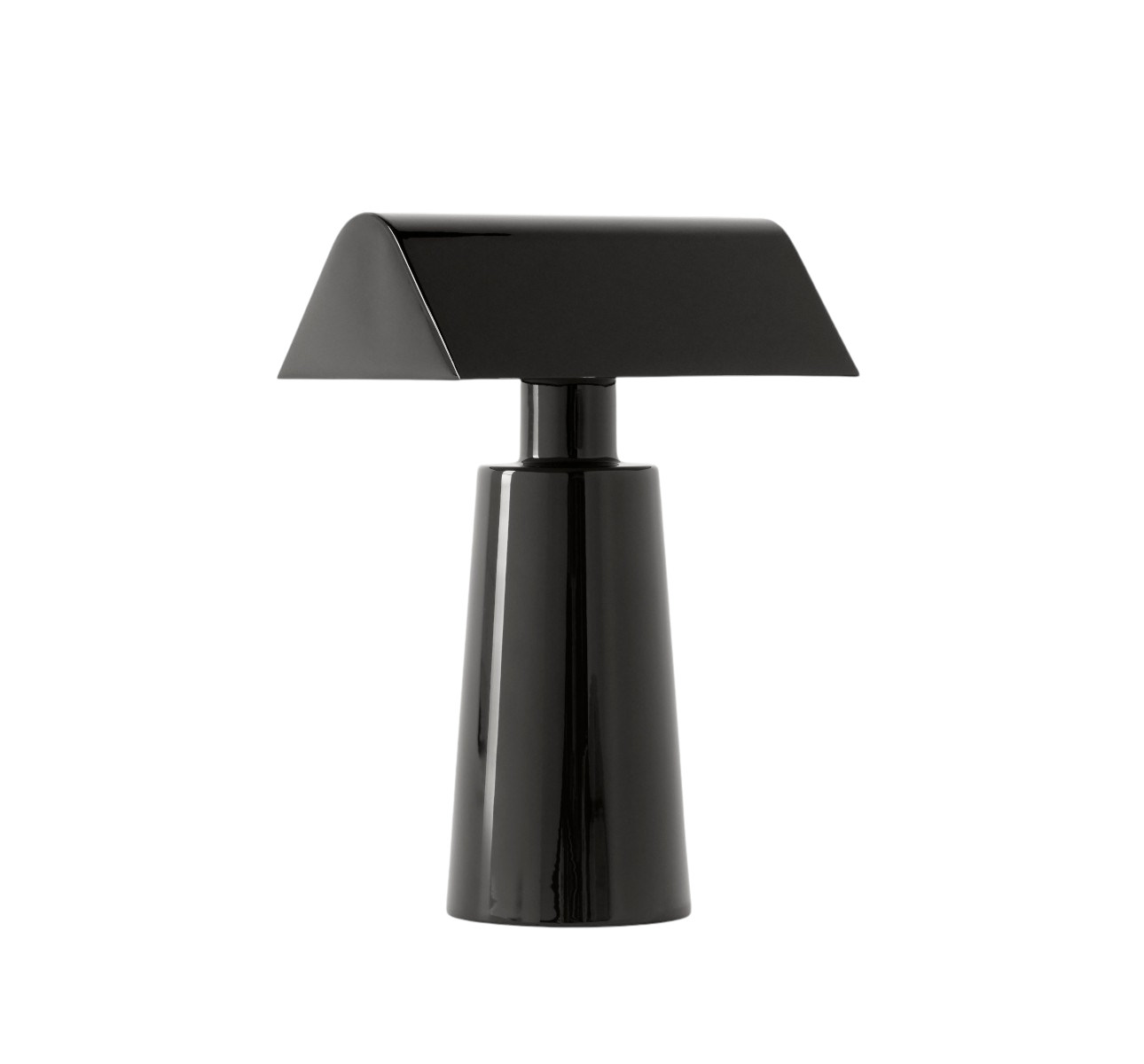 &Tradition Caret MF1 LED Akku Tischleuchte in Anthrazit, tragbare dimmbare LED-Leuchte mit Akku und modernem Design