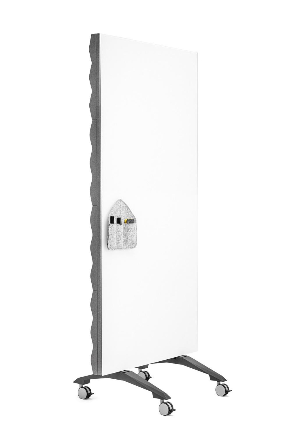 Diamond Mobile Büro-Trennwand mit beschreibbarer Magnettafel