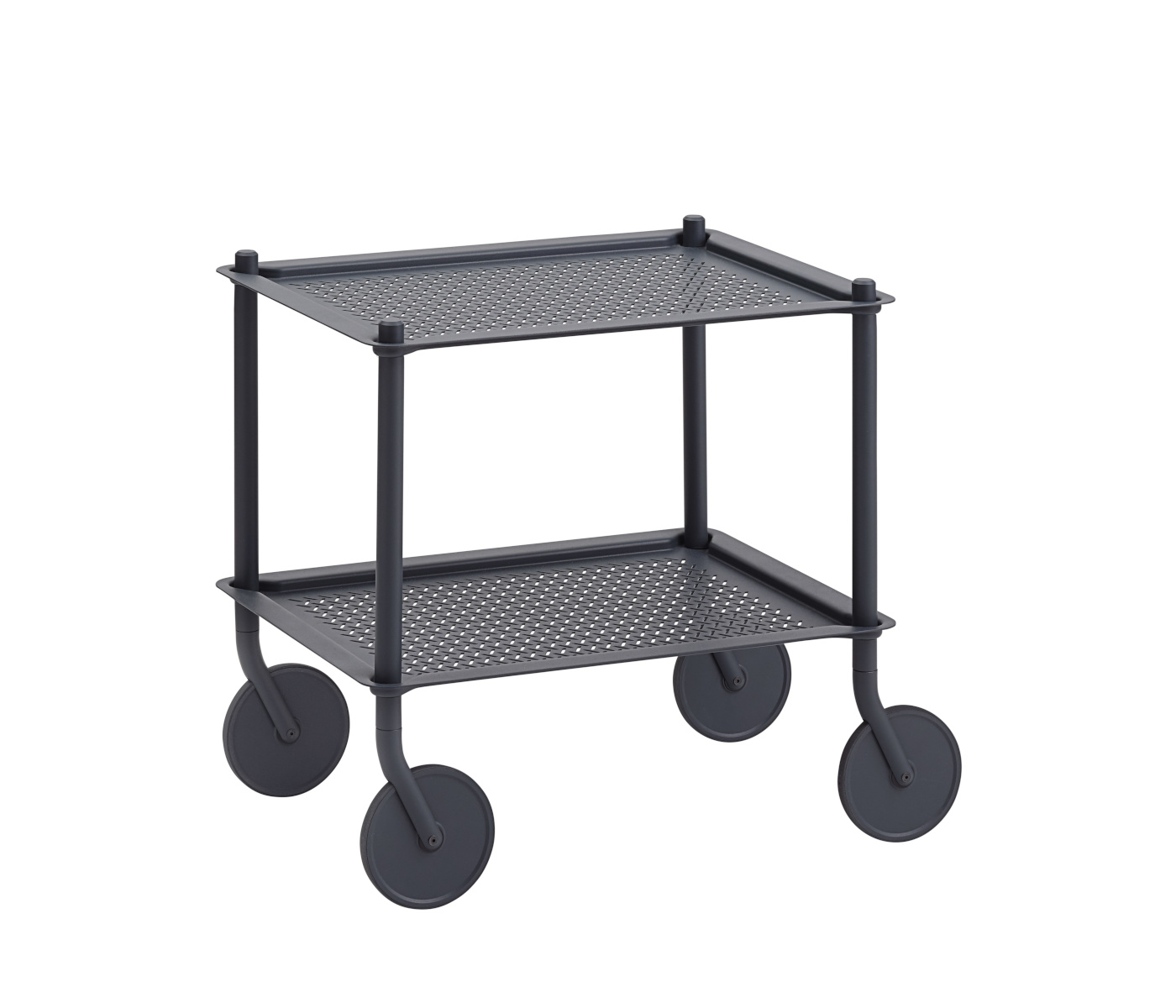 Flow Servierwagen, 2 Etagen, blaugrau
