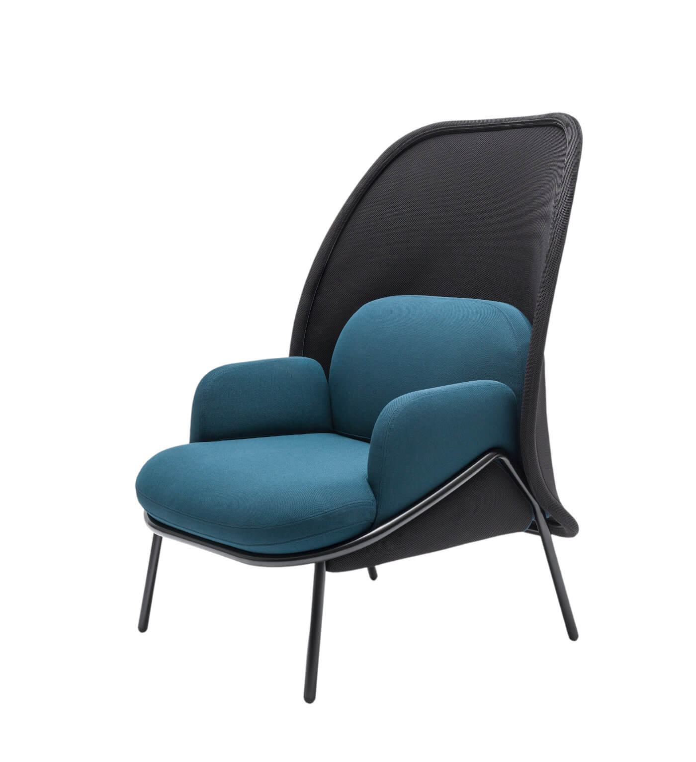 Mesh Highback Sessel mit mittlerem Schirm Mesh Highback Sessel mit mittlerem Schirm