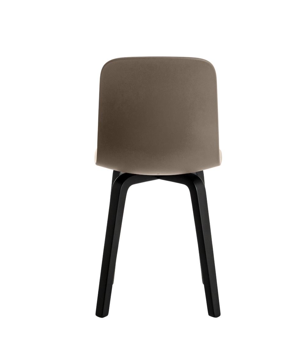 Magis Substance Stuhl, Esche schwarz/beige, ergonomisch, modernes italienisches Design, langlebig, komfortabel