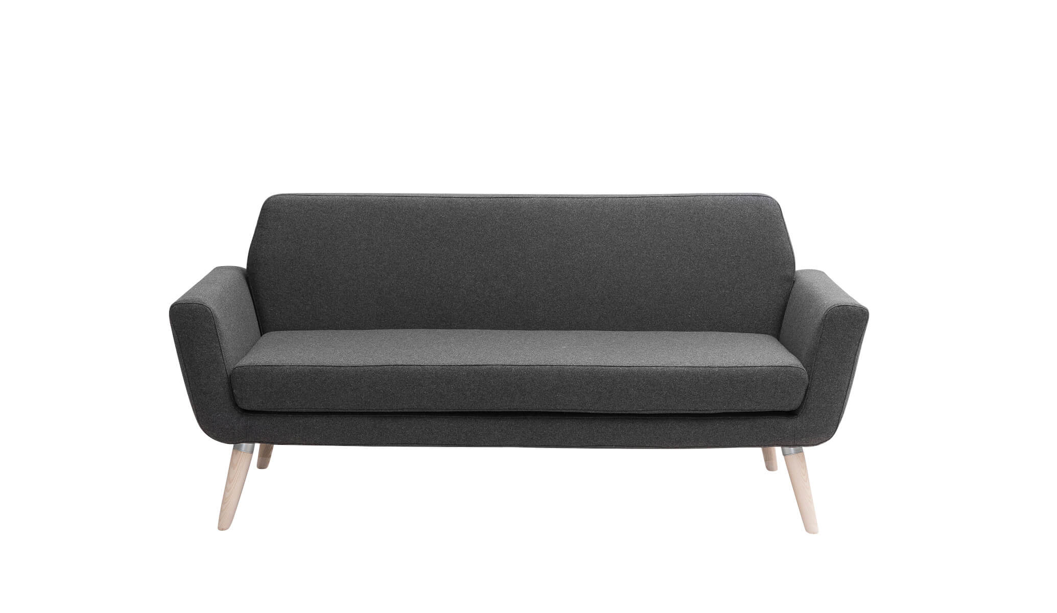 Softline Scope Sofa 2-Sitzer, modernes Design Sofa mit klaren Linien für stilvolle Wohnräume