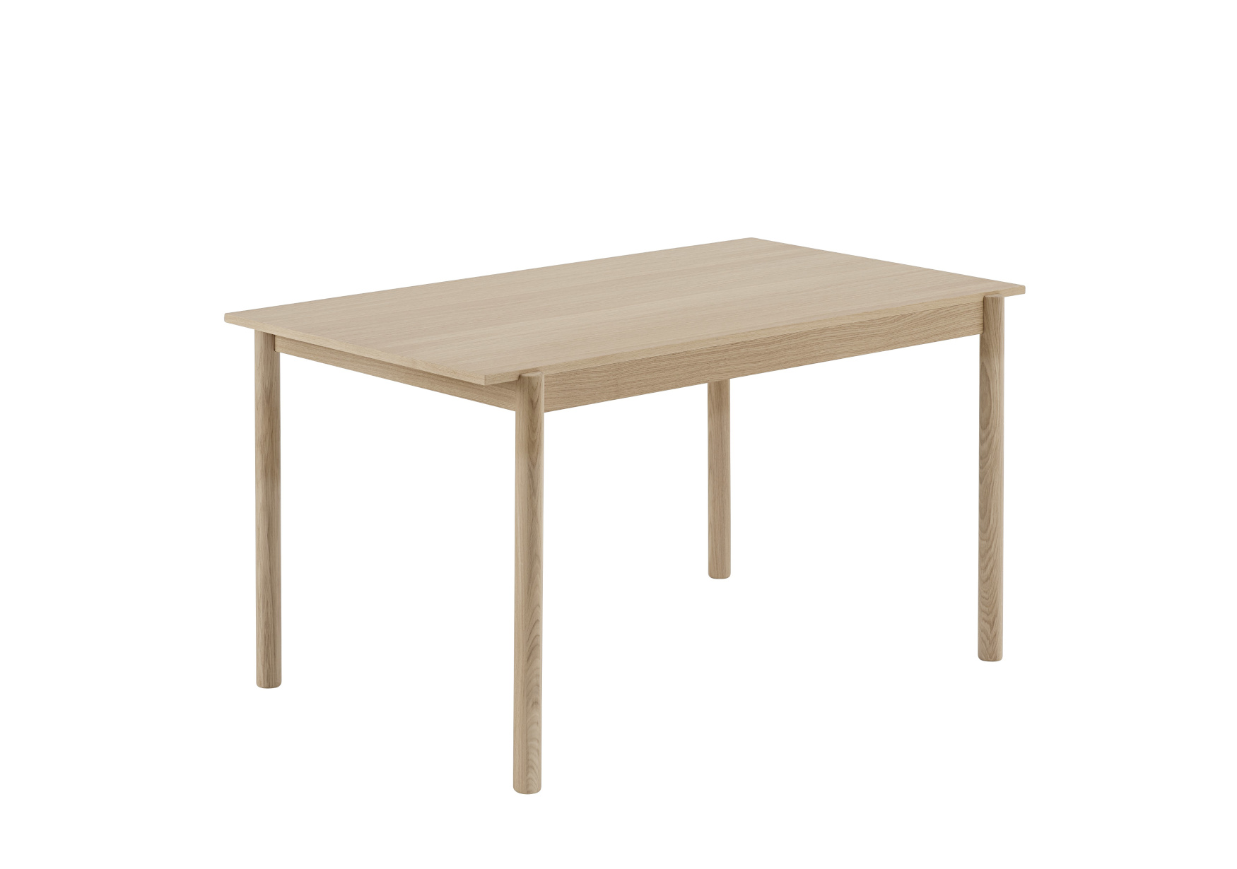 Linear Wood Esstisch, 140 x 85 cm, eiche natur