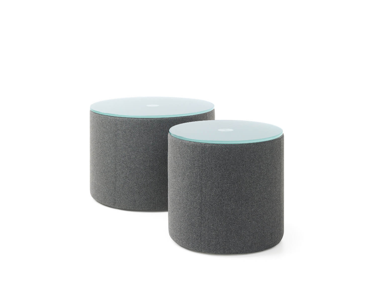 Profim Vancouver Oto VOR1 B Hocker mit Glasplatte, stilvoller Lounge-Hocker, modernes Design und Glasoberfläche