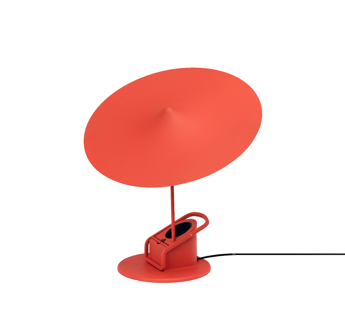 w153 Ile Tischleuchte, poppy red