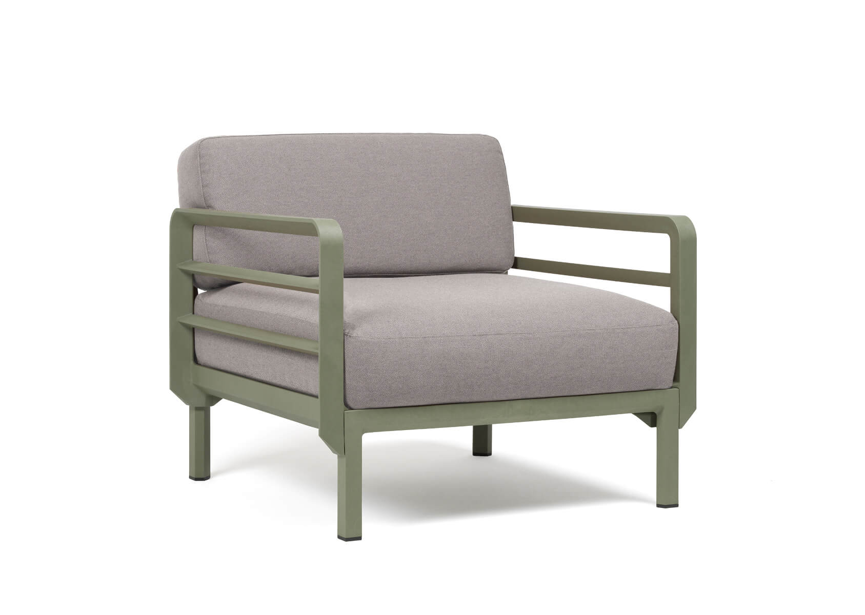 Nardi Maximo 5 Poltrona Sessel cactus/lava Sunbrella, Outdoor-Stuhl, wetterfest, leicht, modernes italienisches Design