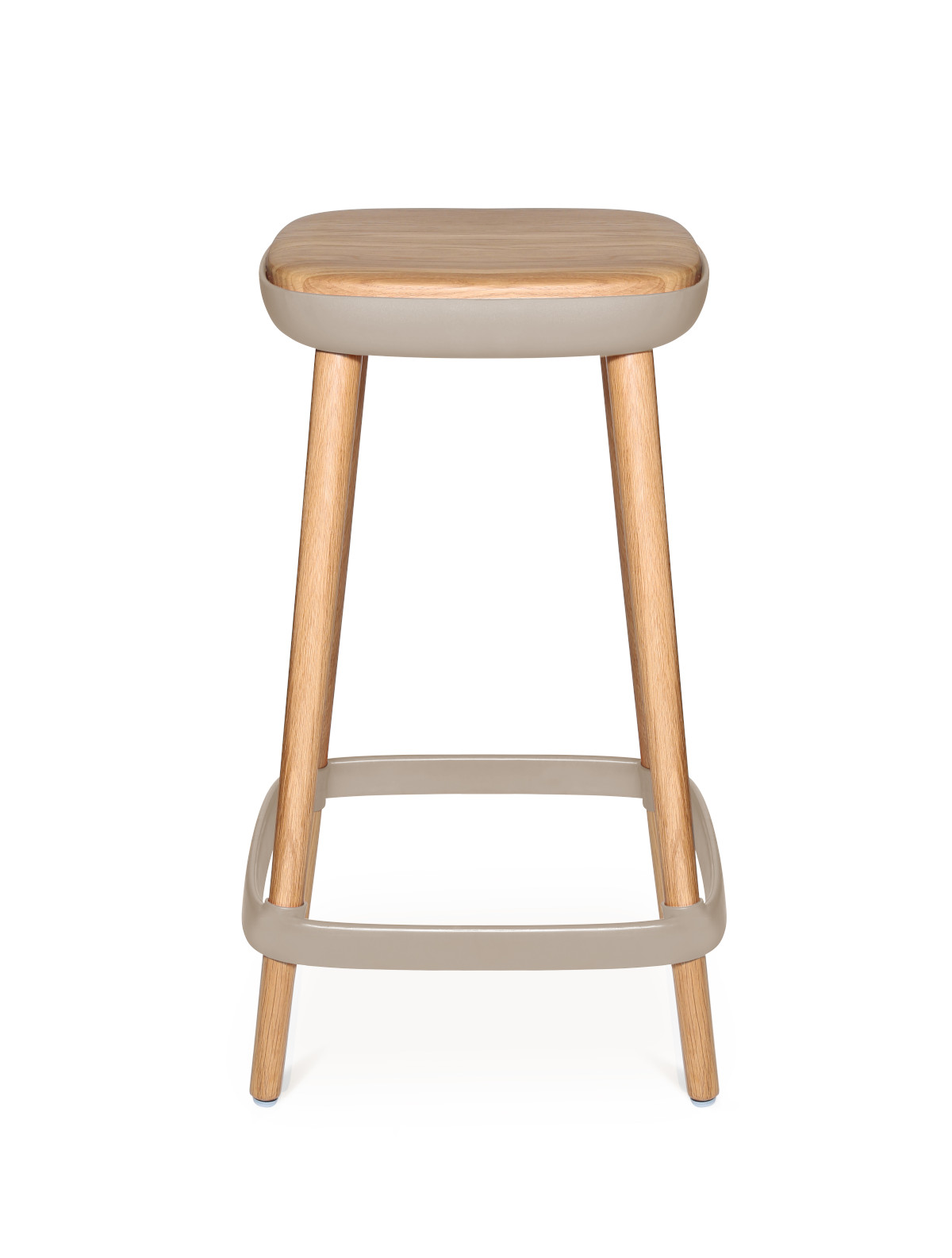 Designorientierter Barhocker W-2020 Stool M, funktionaler Sitzhocker für Architektur, Büro und Zuhause