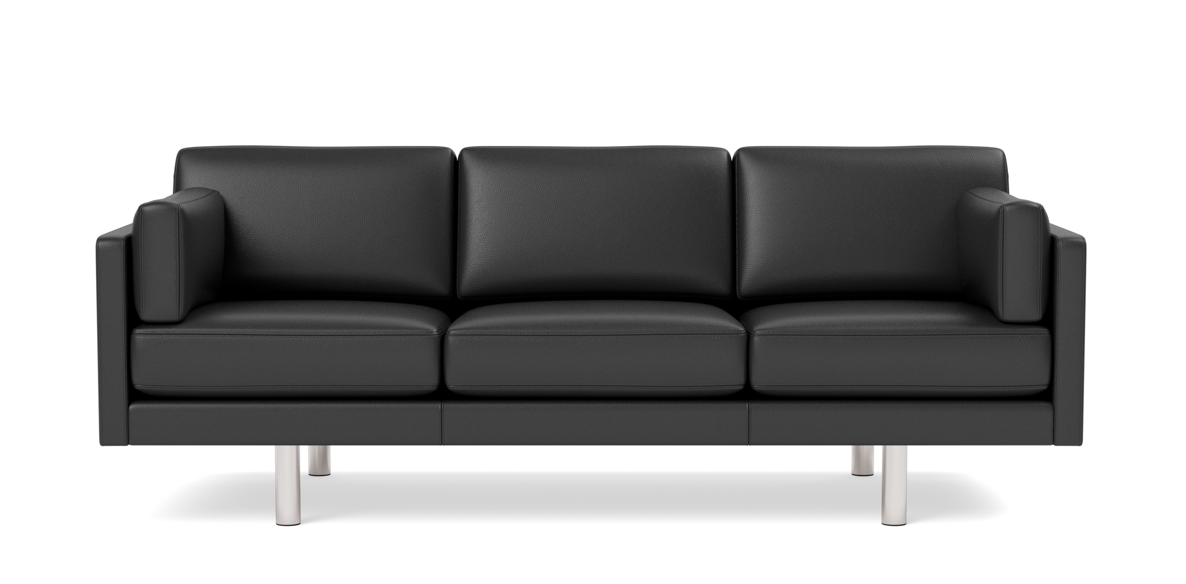 EJ220 Sofa 3-Sitzer, eiche geseift / re-wool 128