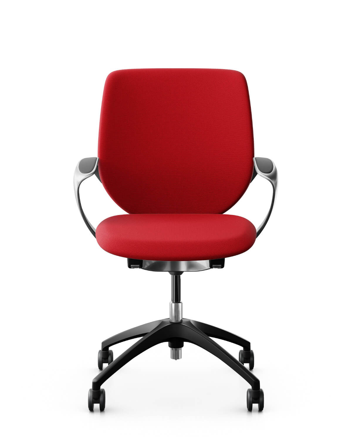 Giroflex 313-4518 Konferenzstuhl, gepolsterte Rückenlehne, hoher Sitzkomfort, ideal für Besprechungsräume und Konferenzen