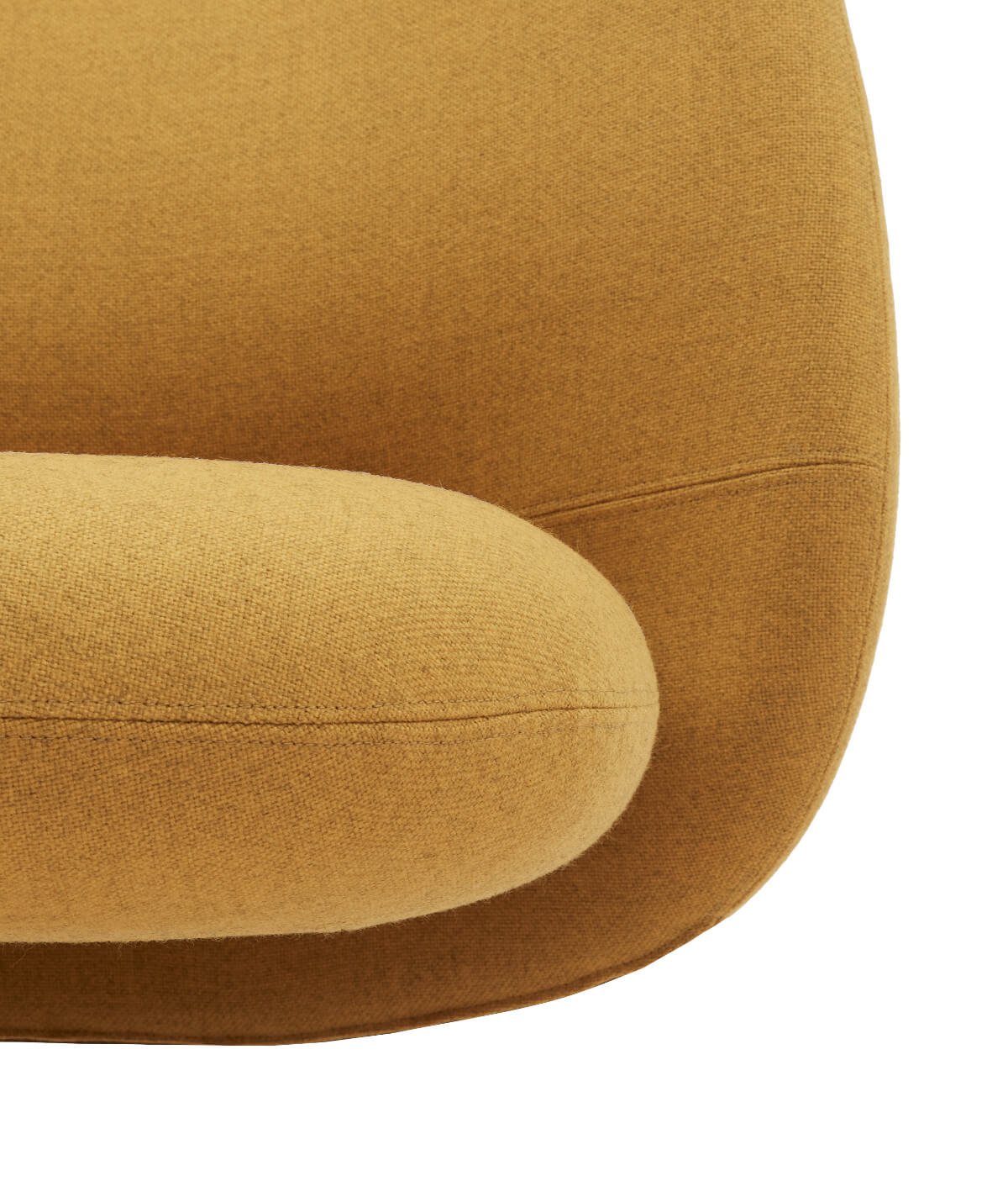 Komfortabler Softline Rufle Drehsessel hoch, moderner Lounge-Sessel mit hoher Lehne und Drehfuß