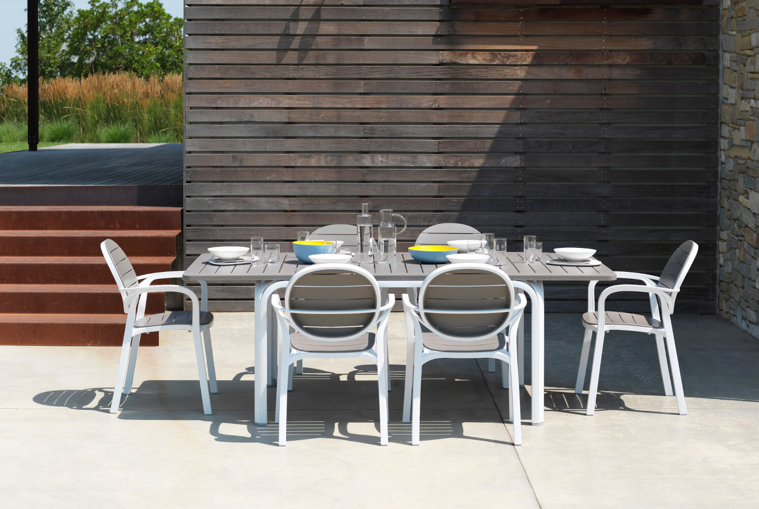 Nardi Alloro Ausziehtisch, großzügig, robust und funktional – stilvolles Ambiente für Terrasse oder Garten