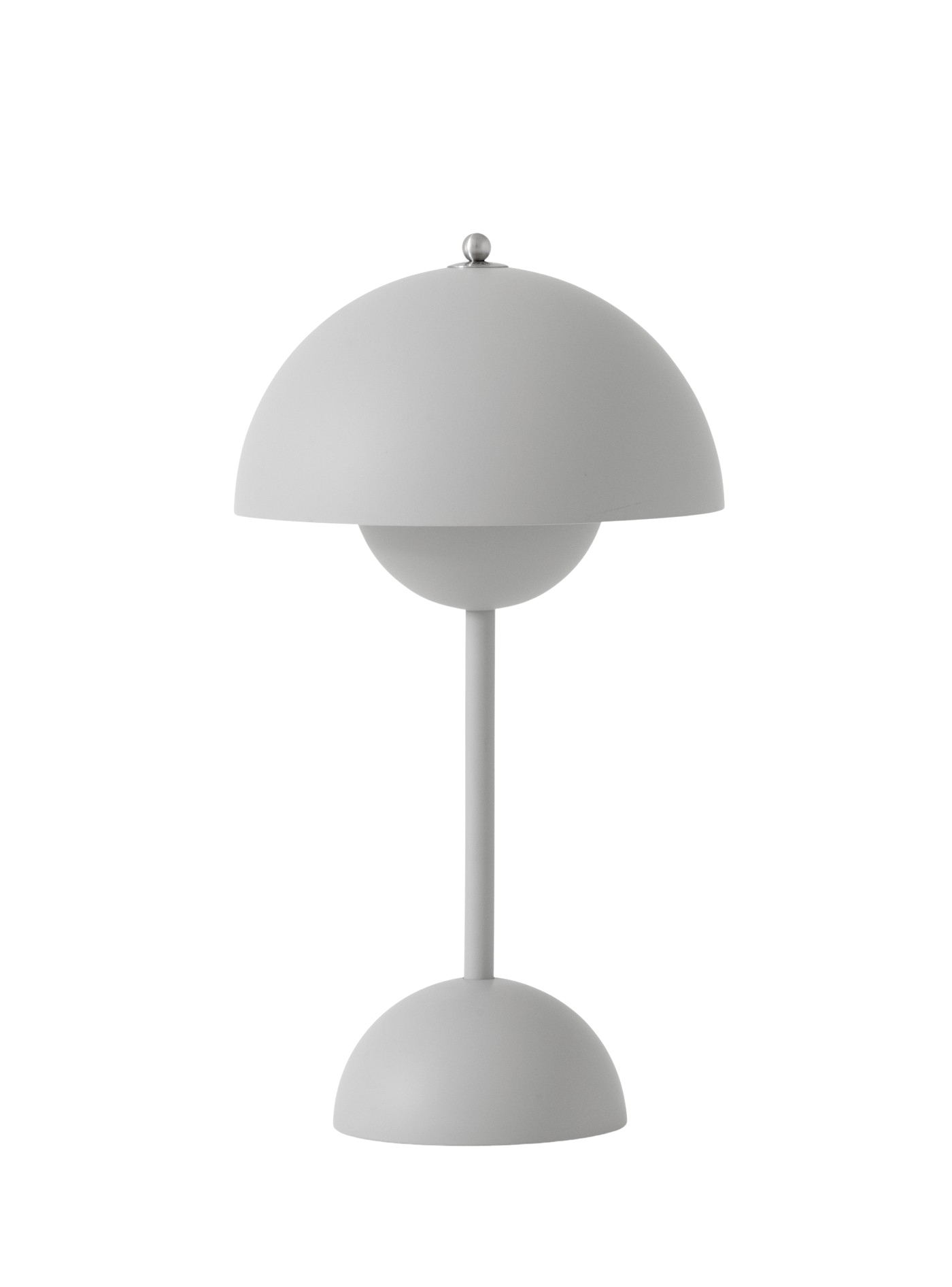 Flowerpot VP9 LED Akku Tischleuchte, hellgrau Flowerpot VP9 LED Akku Tischleuchte, hellgrau