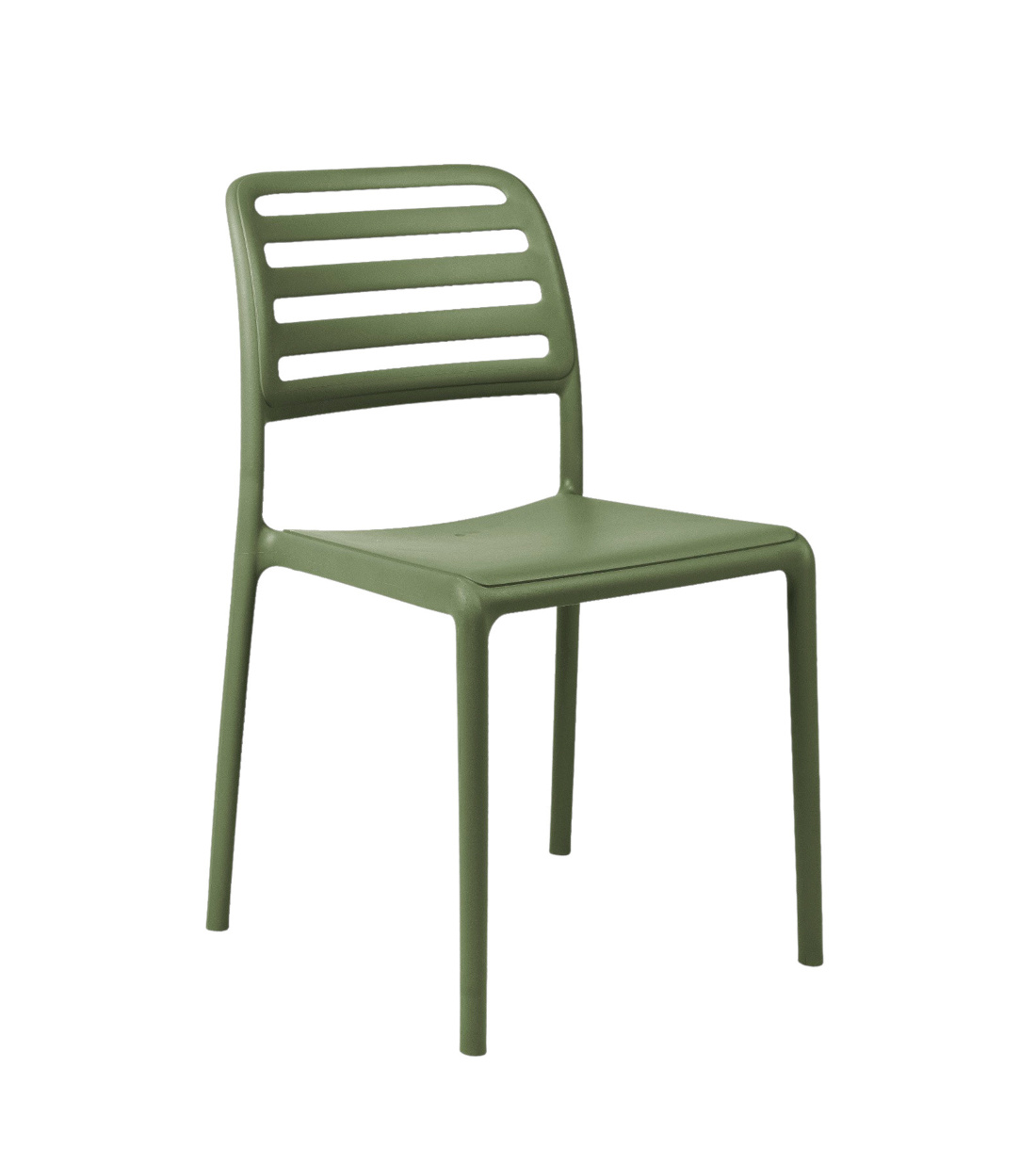 Nardi Costa Gartenstuhl agave, italienisches Outdoor-Design, wetterfest, leicht, stapelbar, langlebig