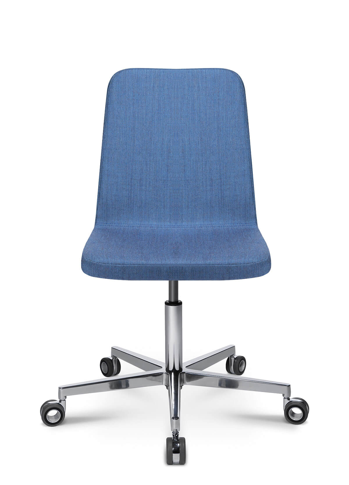 Wagner W-Cube 2 Design-Sessel mit 5-Strahl-Aluminiumgestell, eleganter Bürosessel für Konferenzraum, Lounge und Büro