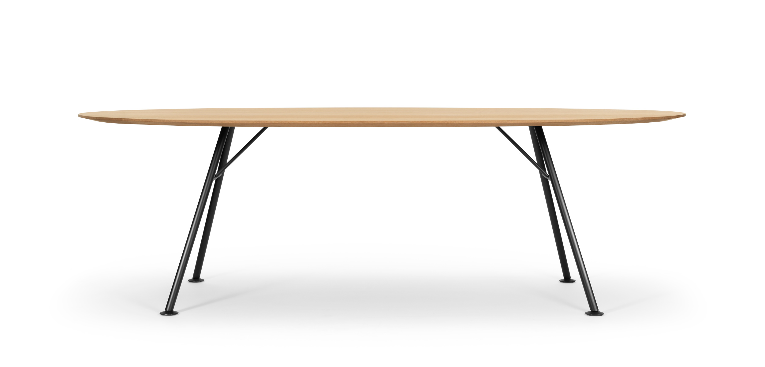 Akio Steel Besprechungstisch, oval