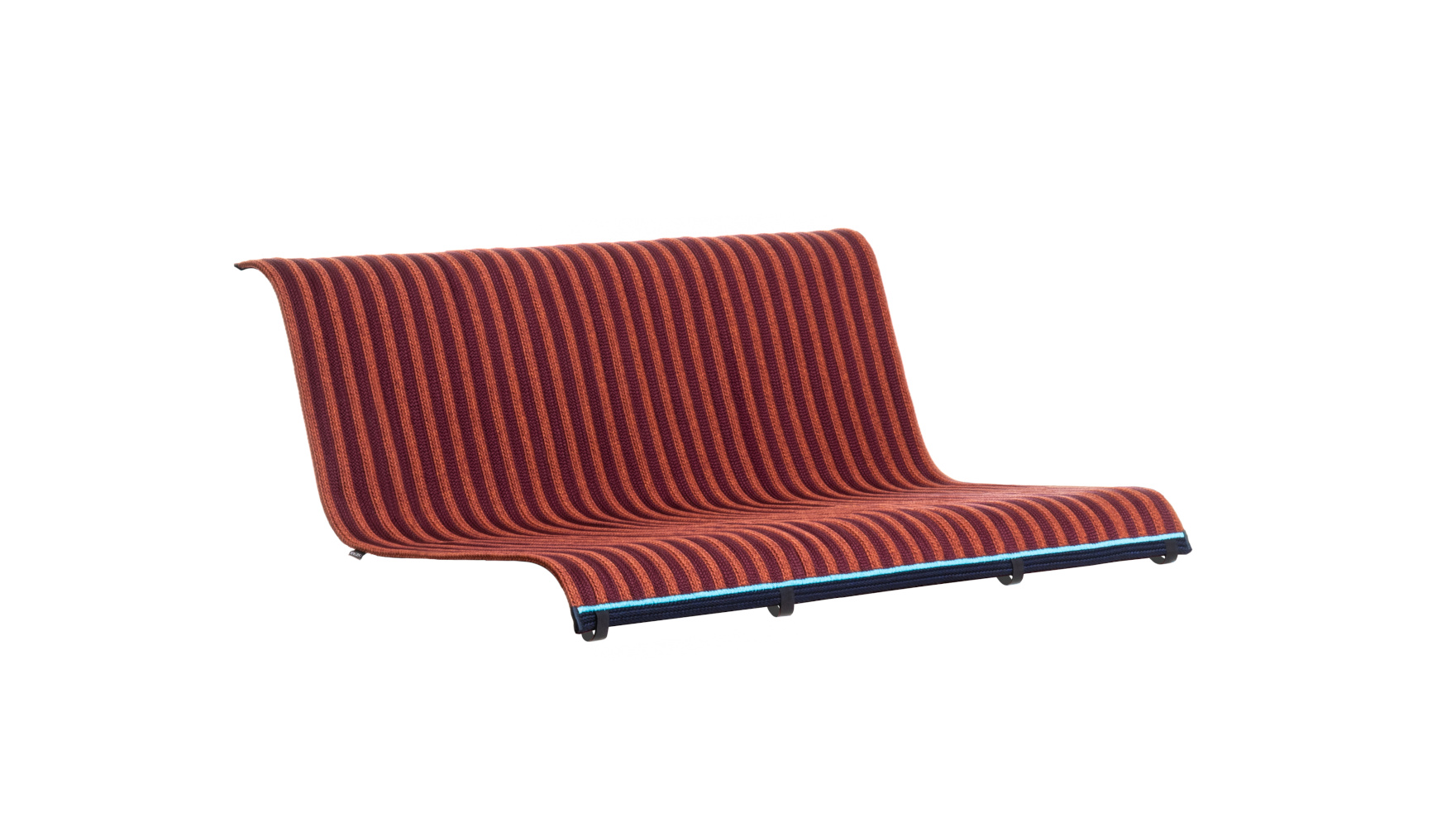 Magis Sitzauflage South Bank 70 cm – rot-orange, komfortabel Magis Sitzauflage South Bank 70 cm, rot-orange, komfortabel, modernes Design, passend für Garten- und Outdoor-Möbel